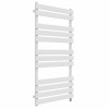 Juva 1200 x 600mm White Flat Panel Simple Electric Heated Towel Rail