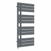Kristiansund 1126 x 500mm Anthracite Simple Electric Heated Towel Rail