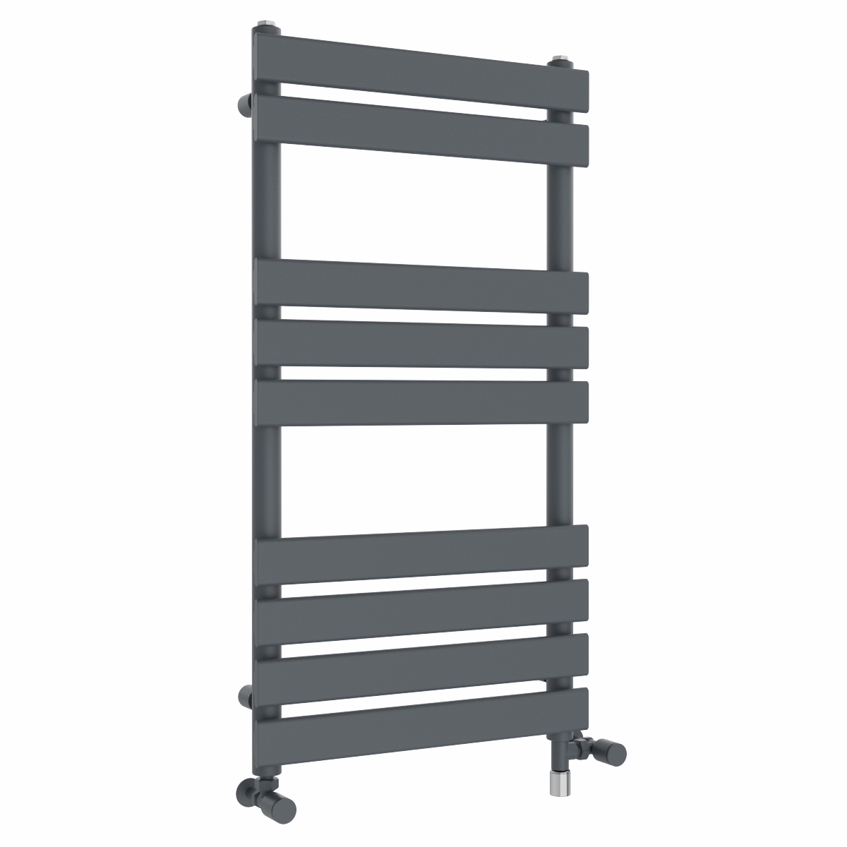 Juva 950 x 500mm Dual Fuel Sand Grey Flat Panel Simple Electric Heated Towel Rail