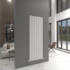 Carisa Angers 1800 x 595mm White Designer Aluminium Radiator