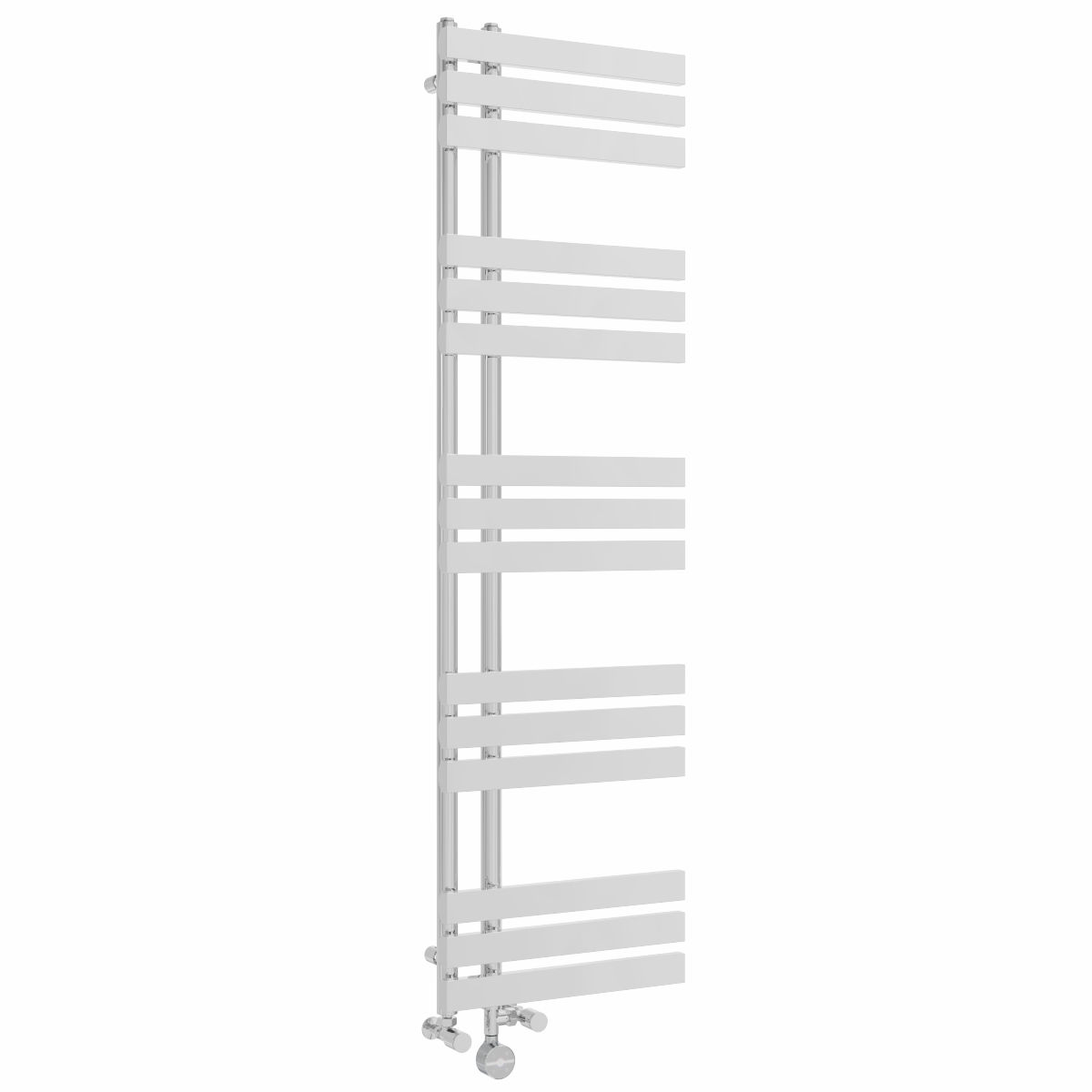 Koli 1600 x 450mm Dual Fuel Chrome Thermostatic Touch Control Electric Heated Towel Rail