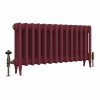 Classic  450 x 902mm  Farrow & Ball Eating Room Red Triple Column Cast Iron Radiator - 14 Sections