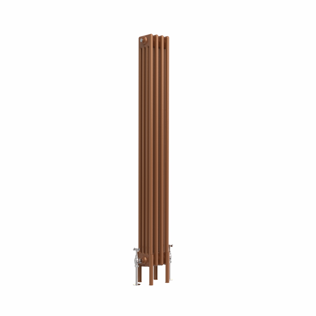 Bern 1500 x 200mm Traditional Metallic Bronze Vertical Four Column Radiator