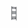 Bergen 1000 x 500mm Straight Anthracite Thermostatic Touch Control Electric Heated Towel Rail