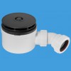 McAlpine ST90MB10-70 - Shower Trap 50mm Seal x 90mm Black Plastic