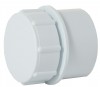 Waste Solvent Weld 32mm Plug White