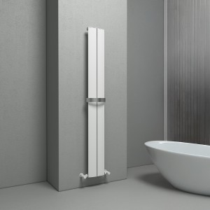Carisa Play Bath 1500 x 185mm White Designer Aluminium Radiator