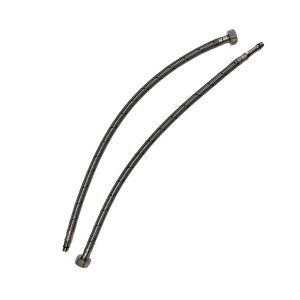 10mm x 1/2" Pair Monobloc Flexible Tap Connectors 500mm - WRAS Approved