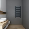 Carisa Soleil 1015 x 480mm Anthracite Designer Aluminium Towel Rail