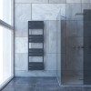 Carisa Mack Bath 1590 x 500mm Anthracite Designer Aluminium Towel Rail