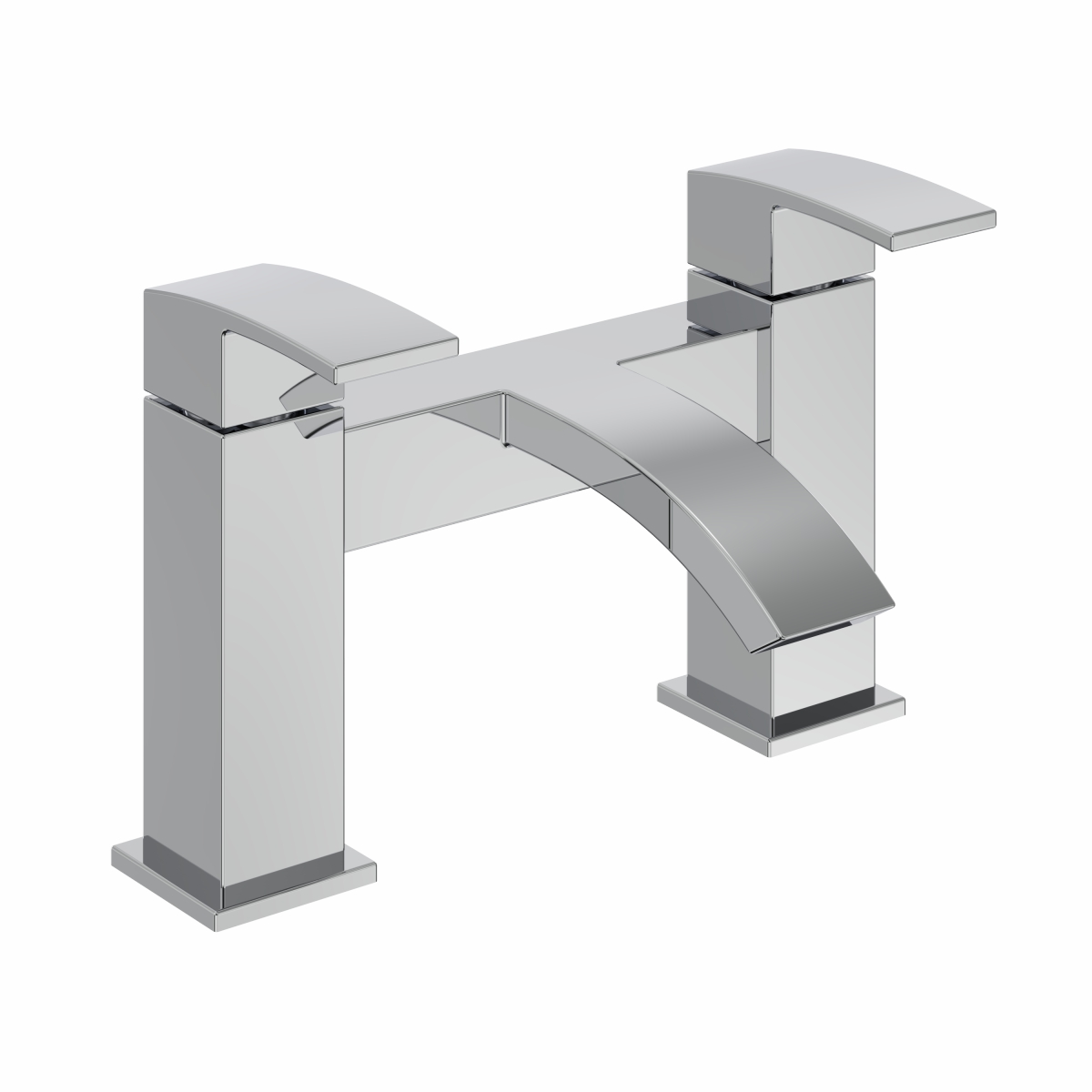 Camden Modern Bath Filler Mixer Tap - Chrome