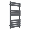 Juva 950 x 500mm Sand Grey Flat Panel Simple Electric Heated Towel Rail