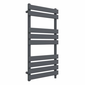 Juva 950 x 500mm Sand Grey Flat Panel Simple Electric Heated Towel Rail