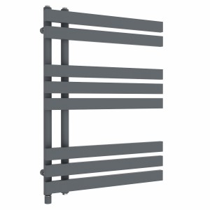 Koli 800 x 600mm Anthracite Simple Electric Heated Towel Rail