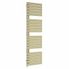 Kristiansund 1800 x 500mm Brushed Brass Simple Electric Heated Towel Rail