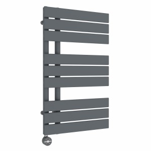Kristiansund 824 x 500mm Anthracite Thermostatic Touch Control Electric Heated Towel Rail