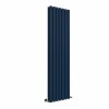Lulea 1800 x 480mm Sapphire Blue Double Flat Panel Vertical Designer Radiator