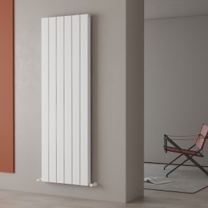 Carisa Angers Double 1800 x 595mm White Designer Aluminium Radiator