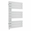 Kristiansund 824 x 500mm Chrome II Simple Electric Heated Towel Rail