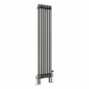 Bern 1500 x 380mm Traditional Raw Metal Double Vertical Column Radiator