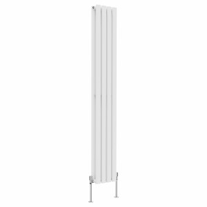 Lulea 1800 x 270mm White Double Vertical Flat Panel Radiator