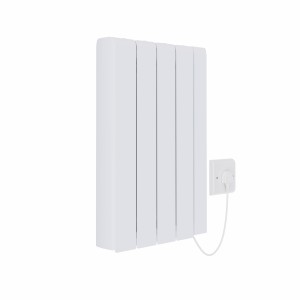 Bismo CRC 570 x 444mm White Flat Panel Ceramic Core Wifi Electric Radiator - 1000W