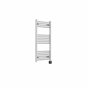 Bergen 1000 x 500mm Straight Chrome Thermostatic Wifi Control Electric Heated Towel Rail