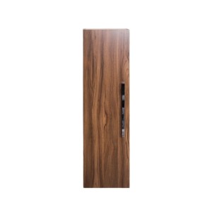 Milton Walnut Wall Mounted Tall Bathroom Storage Unit