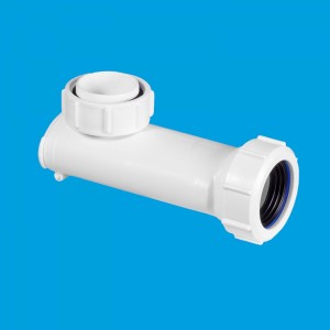 McAlpine WHB-1 - Wash Hand Basin Space Saver With Self-closing Waste Valve White 32 X 32mm