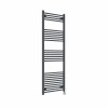 Bergen 1600 x 600mm Straight Anthracite Thermostatic Touch Control Wifi Electric Heated Towel Rail