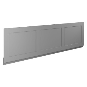 Imperio Bordeaux - 1700mm Traditional Front Bath Panel - Stone Grey