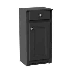Imperio Bordeaux - 400mm Traditional Side Cabinet - Charcoal Grey