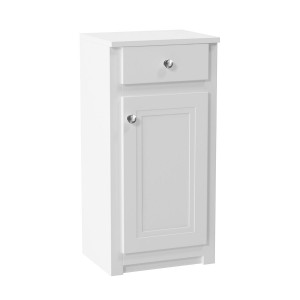 Imperio Bordeaux - 400mm Traditional Side Cabinet - Chalk White