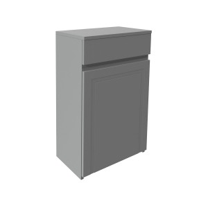 Imperio Bordeaux - 500mm Traditional WC Unit - Stone Grey
