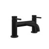 Eden Modern Bath Filler Mixer Tap Matt Black