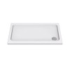 Kudos KStone - Anti-Slip 1100 x 800mm Rectangular Shower Tray - White - KS11080SR