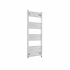 Bergen 1400 x 600mm Straight Chrome Prefilled Electric Heated Towel Rail