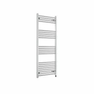 Bergen 1400 x 600mm Straight Chrome Prefilled Electric Heated Towel Rail