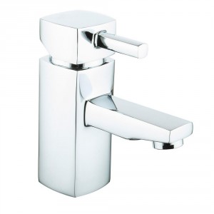 Iguazu Modern Mono Basin Mixer Tap - Chrome