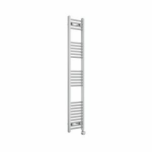 Bergen 1600 x 300mm Straight Chrome Thermostatic Touch Control Electric Heated Towel Rail