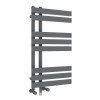 Koli 800 x 450mm Dual Fuel Anthracite Simple Electric Heated Towel Rail