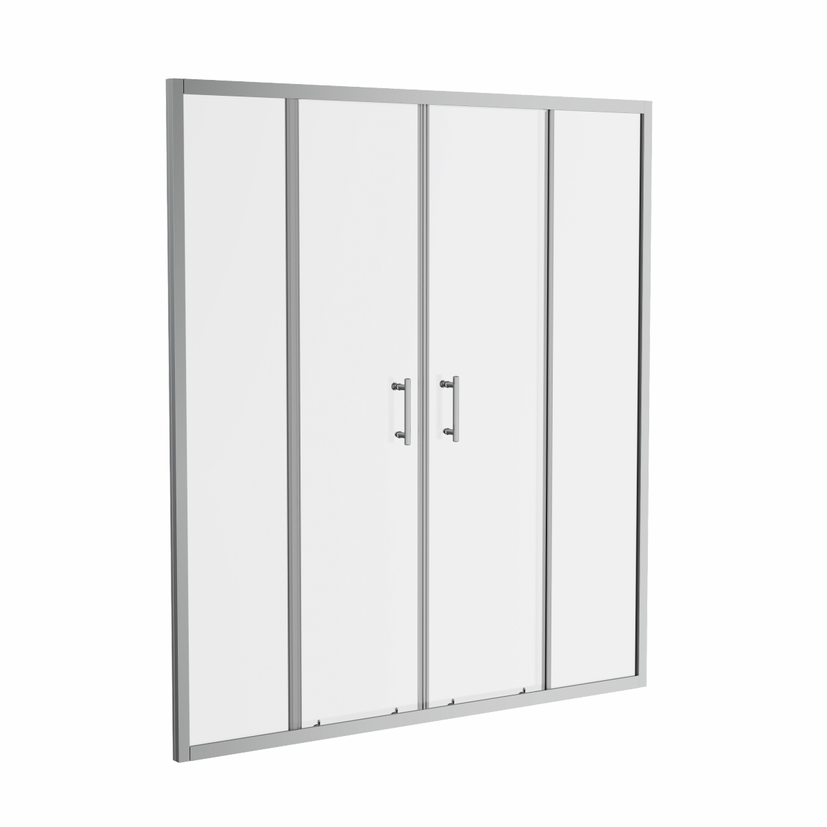 Ennerdale - 1600mm Double Sliding Shower Door - Chrome