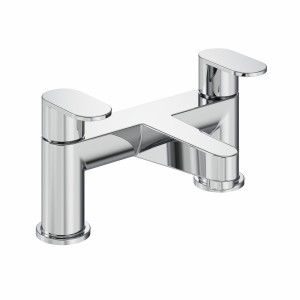 Ebor Modern Bath Filler Mixer Tap - Chrome