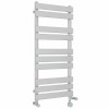 Juva 1000 x 450mm Dual Fuel Chrome Flat Panel Thermostatic Touch Control Wifi Electric Heated Towel Rail