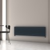 Carisa Tallis XL 470 x 1800mm Anthracite Designer Aluminium Radiator