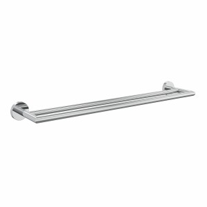 Leith Double Towel Bar Chrome