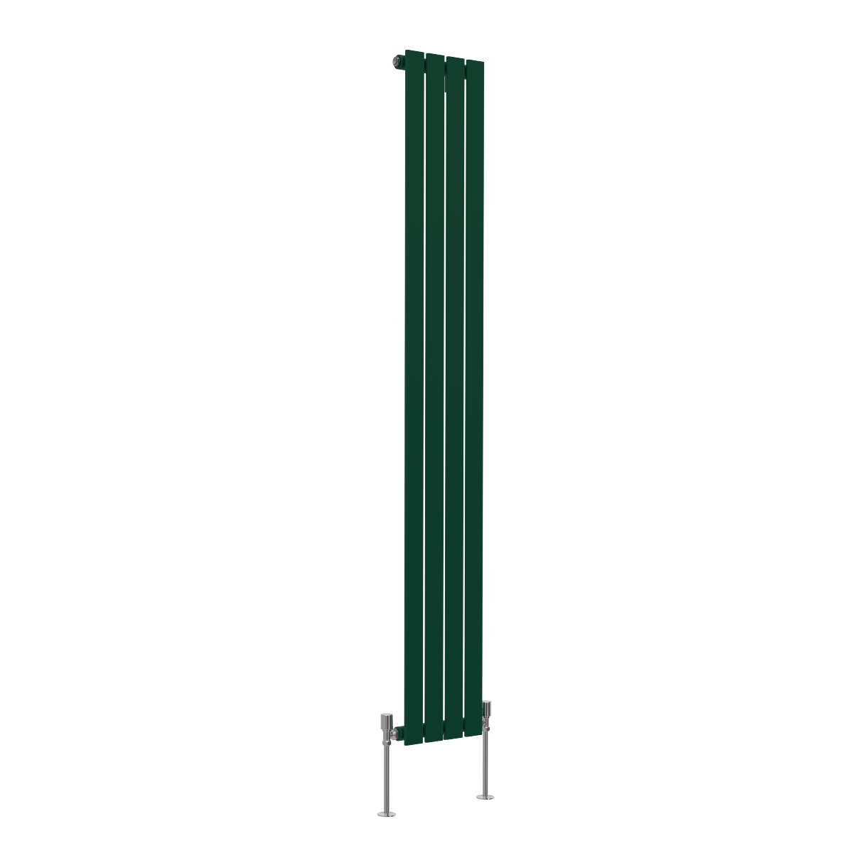 Karlstad 1800 x 274mm Moss Green Single Flat Panel Vertical Designer Radiator