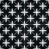 Poole Black Matt Patterned Floor Tiles 450x450