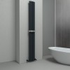 Carisa Play Bath 1800 x 185mm Anthracite Designer Aluminium Radiator