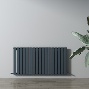 Carisa Plata 600 x 1190mm Anthracite Designer Aluminium Radiator